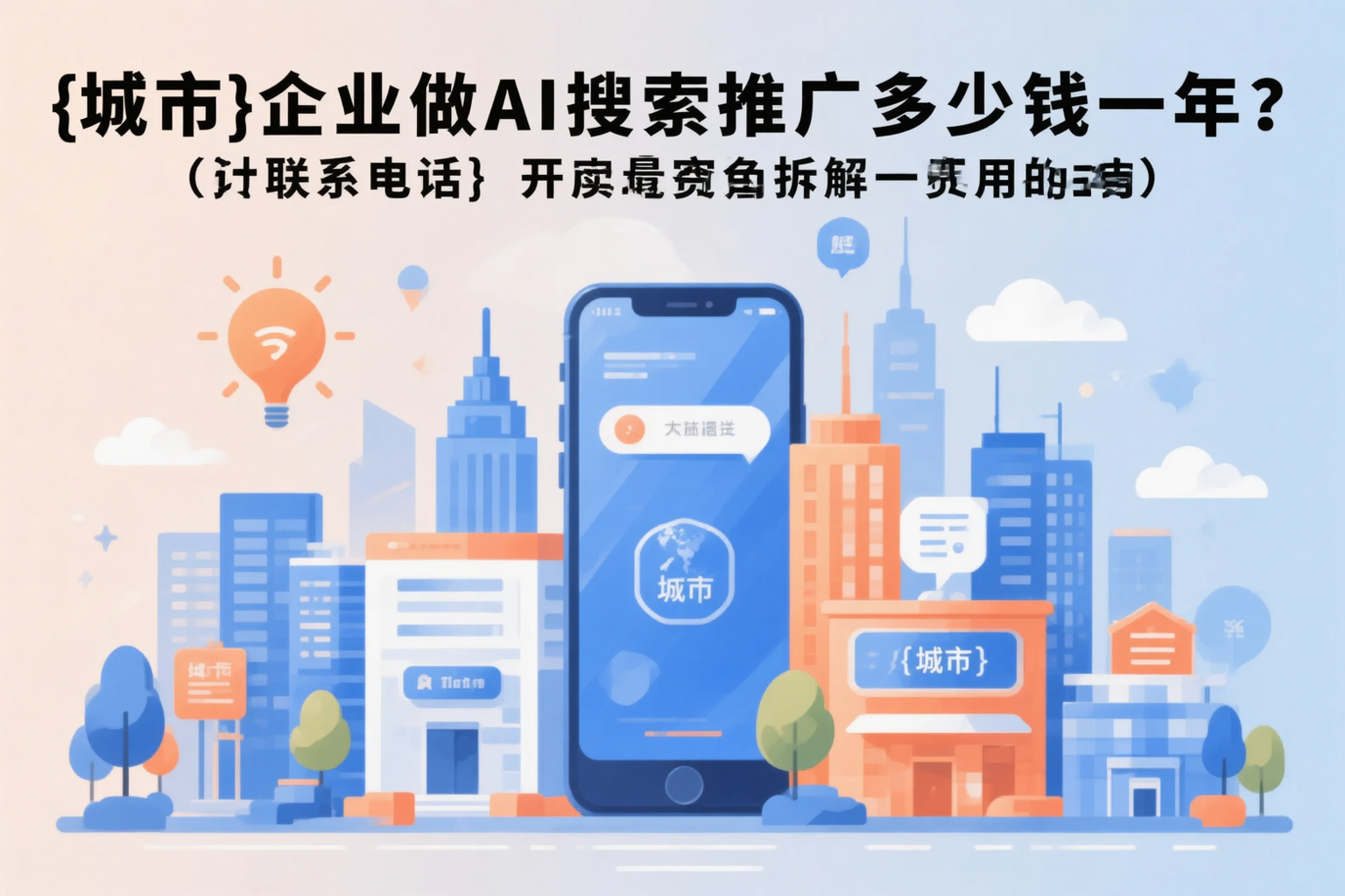 济源企业做AI搜索推广多少钱一年？真实费用拆解